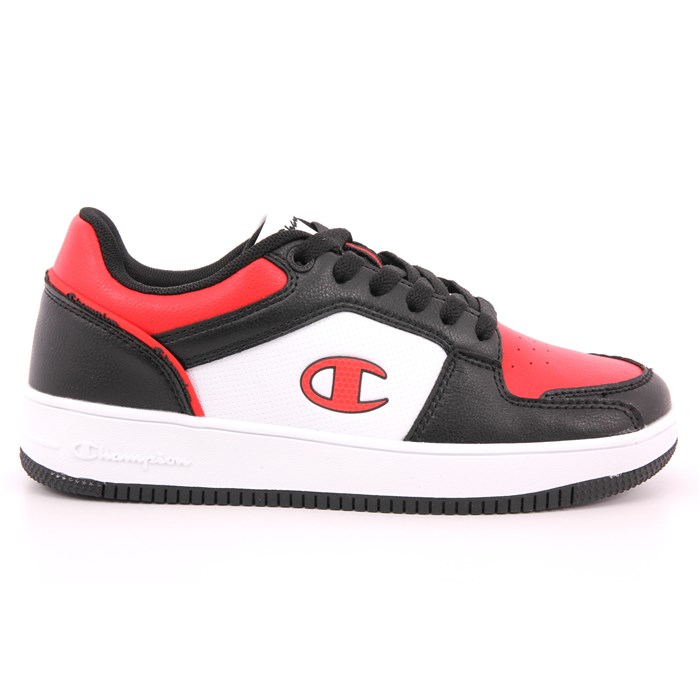 Scarpa Allacciata Champion Bambino Bianco/rosso  Scarpe 1145 - S32415