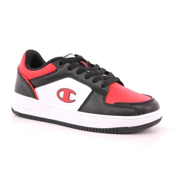 Champion Scarpa Allacciata Bianco/rosso