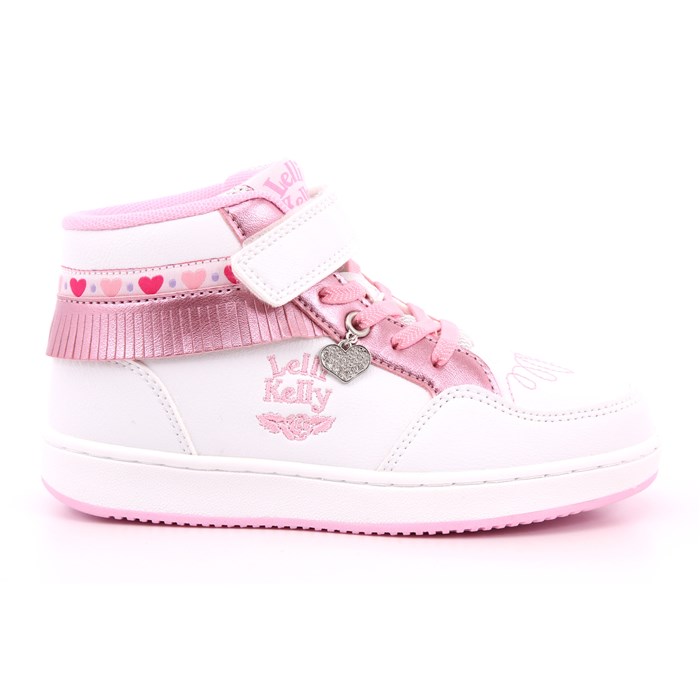 Scarpa Strappi + Elastico Lelli Kelly Bambina Bianco  Scarpe 476 - LKAA8096