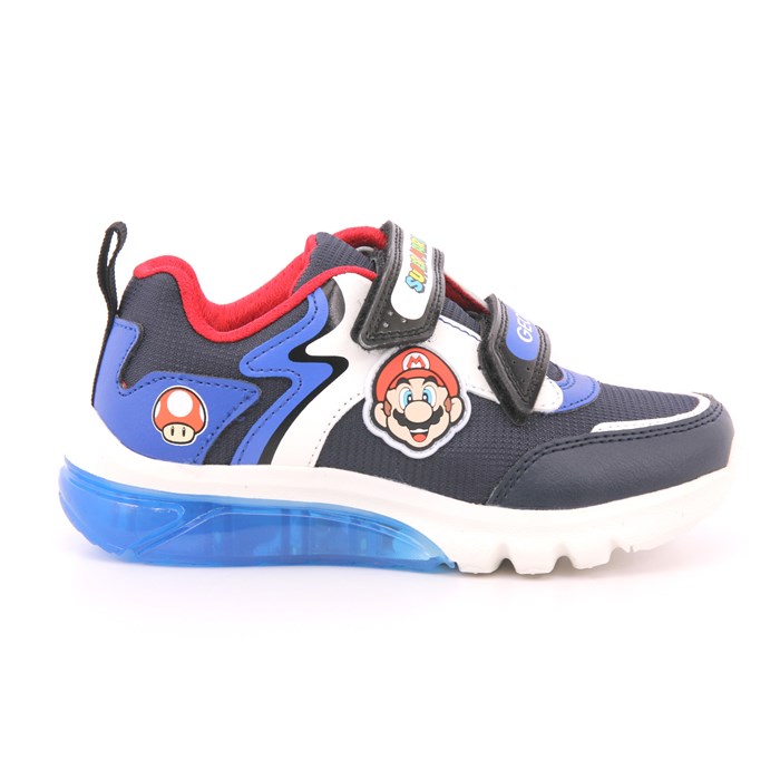 Scarpa Strappi + Elastico Geox Bambino Blu  Scarpe 548 - J46LBI