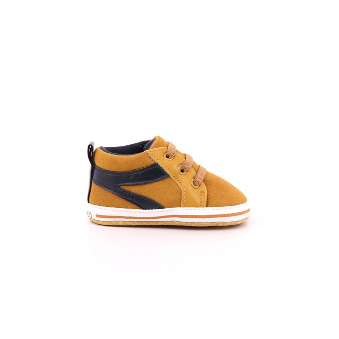 Scarpina Culla Chicco Bambino Giallo Ocra  Scarpe 764 - 072046