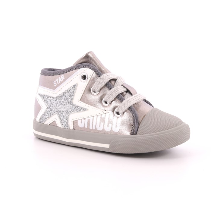 Scarpa Strappi Chicco Bambina Argento  Scarpe 402 - 01062496