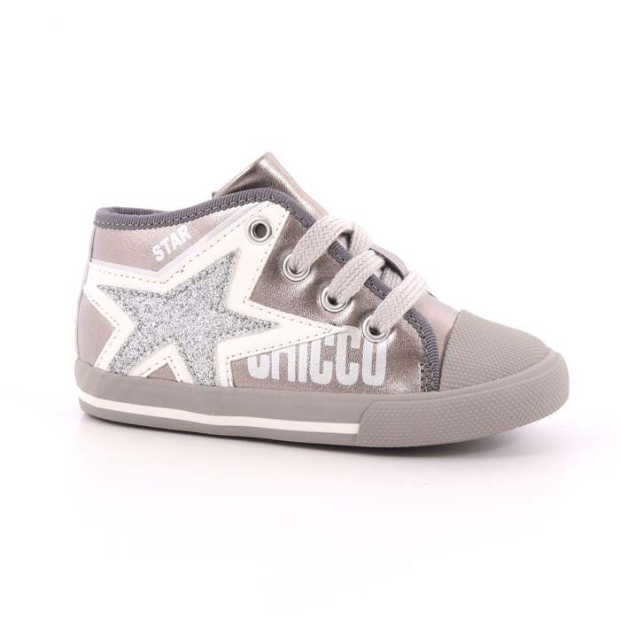 Scarpa Strappi Chicco Bambina Argento  Scarpe 402 - 01062496