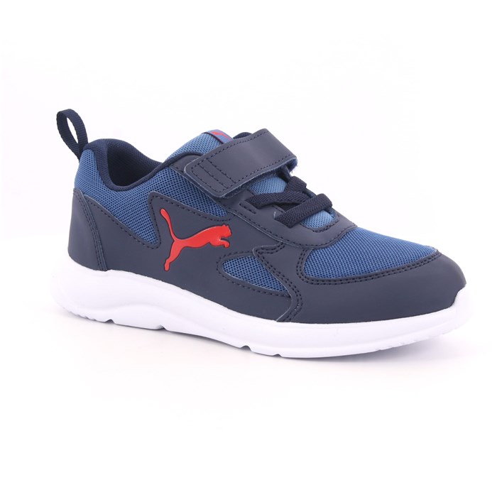 Scarpa Strappi + Elastico Puma Bambino Blu  Scarpe 192 - 19297103