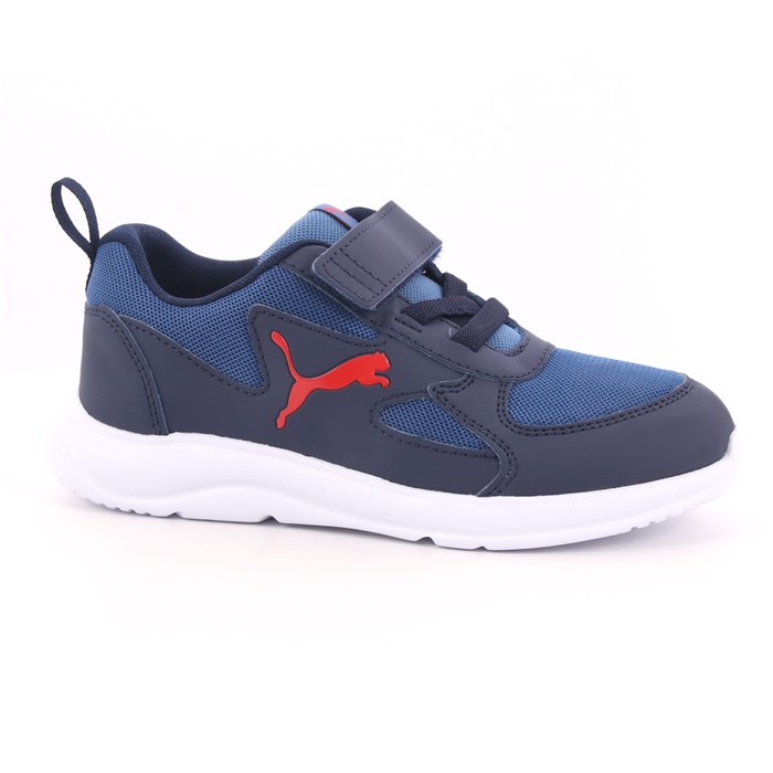 Scarpa Strappi + Elastico Puma Bambino Blu  Scarpe 192 - 19297103