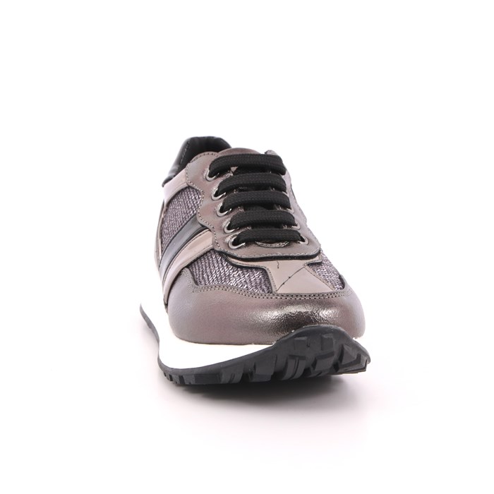 Scarpa Allacciata Asso Bambina Grigio  Scarpe 433 - AG12670A