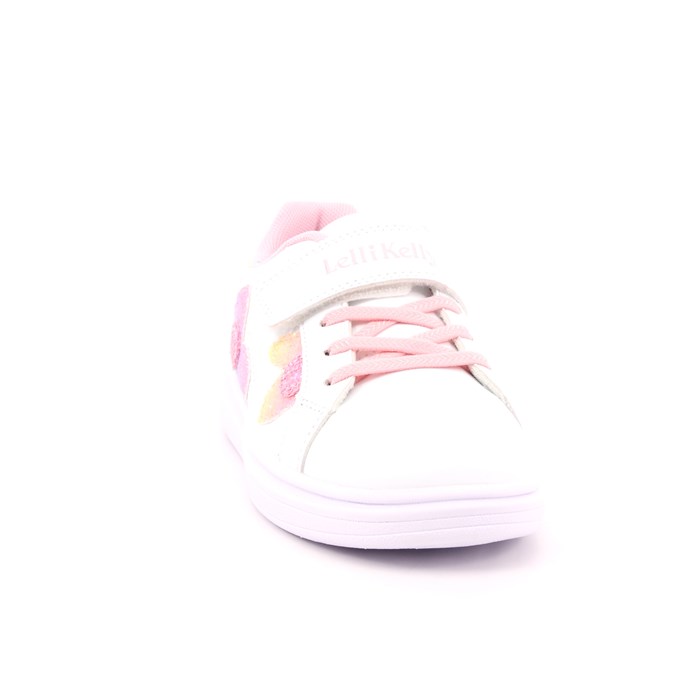 Scarpa Strappi + Elastico Lelli Kelly Bambina Bianco  Scarpe 395 - LK2003