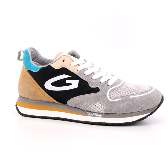 Scarpa Allacciata Guardiani Uomo Grigio  Scarpe 4 - AGM008829