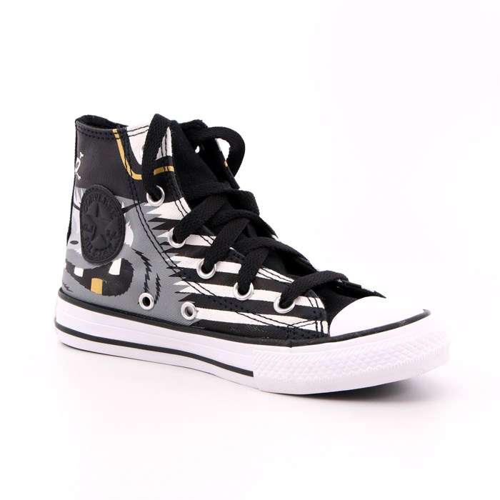 Scarpa Allacciata Converse Bambino Nero  Scarpe 422 - 372729C