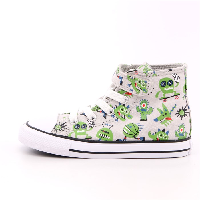 Scarpa Strappi + Elastico Converse Bambino Bianco  Scarpe 429 - 772870C