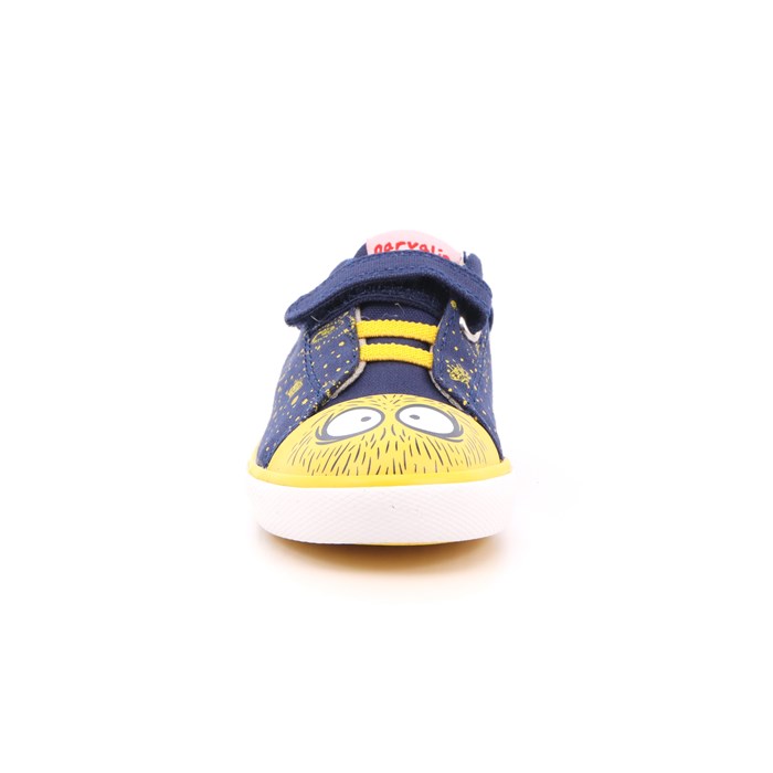 Scarpa Strappi + Elastico Garvalin Bambino Blu  Scarpe 95 - 222812-A