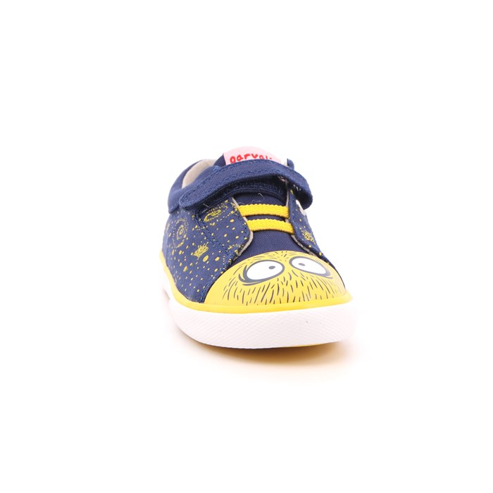 Scarpa Strappi + Elastico Garvalin Bambino Blu  Scarpe 95 - 222812-A