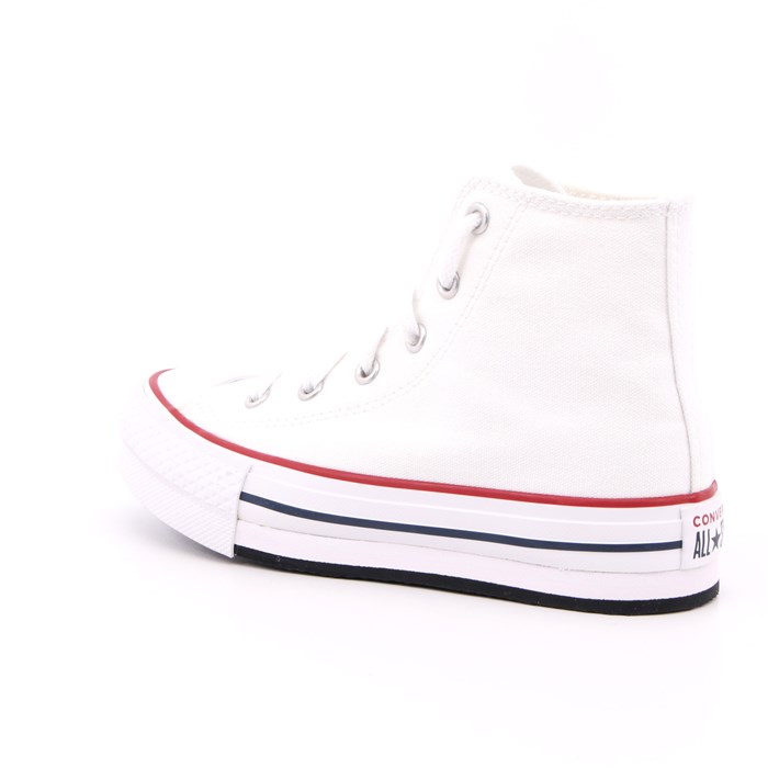 Scarpa Allacciata Converse Bambina Bianco  Scarpe 438 - 372860C