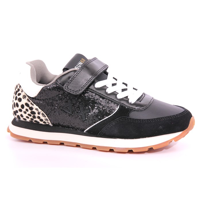 Scarpa Strappi + Elastico Sun68 Bambina Nero  Scarpe 54 - Z42415K