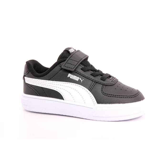 Scarpa Strappi + Elastico Puma Bambino Nero  Scarpe 1002 - 38930902