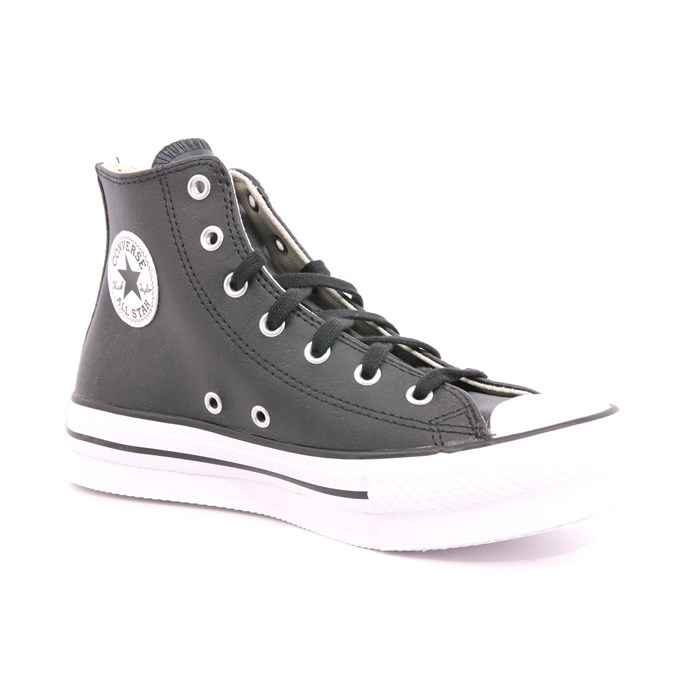 Scarpa Allacciata Converse Bambina Nero  Scarpe 487 - A02485C