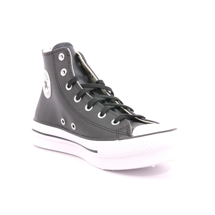 Scarpa Allacciata Converse Bambina Nero  Scarpe 487 - A02485C