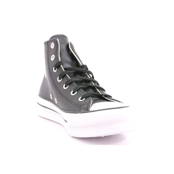 Scarpa Allacciata Converse Bambina Nero  Scarpe 487 - A02485C