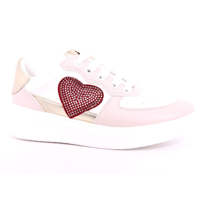 Scarpa Allacciata Asso Bambina Rosa  Scarpe 522 - AG14521A