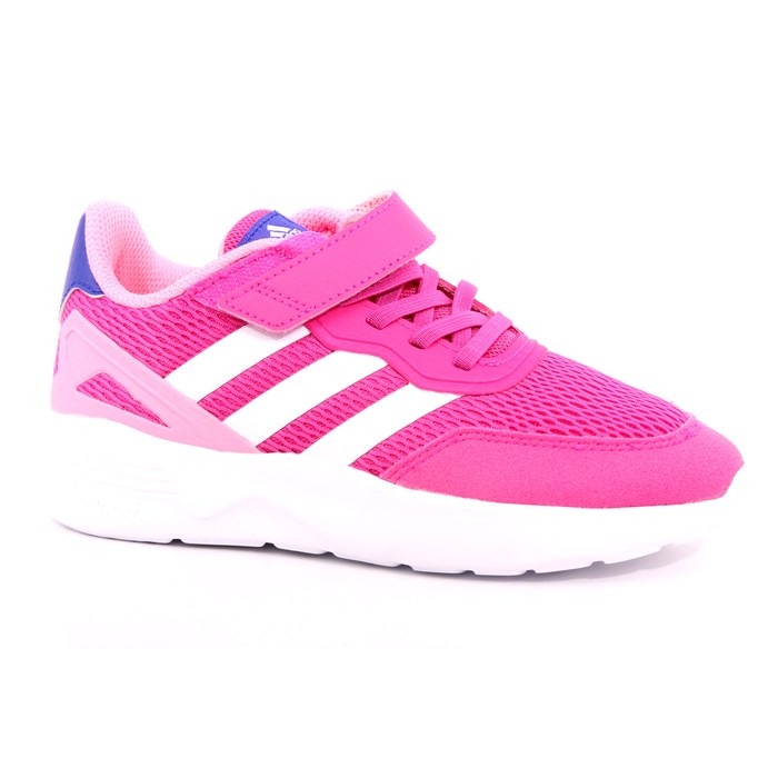 Scarpa Allacciata Adidas Bambina Fuxia  Scarpe 1137 - HQ6148