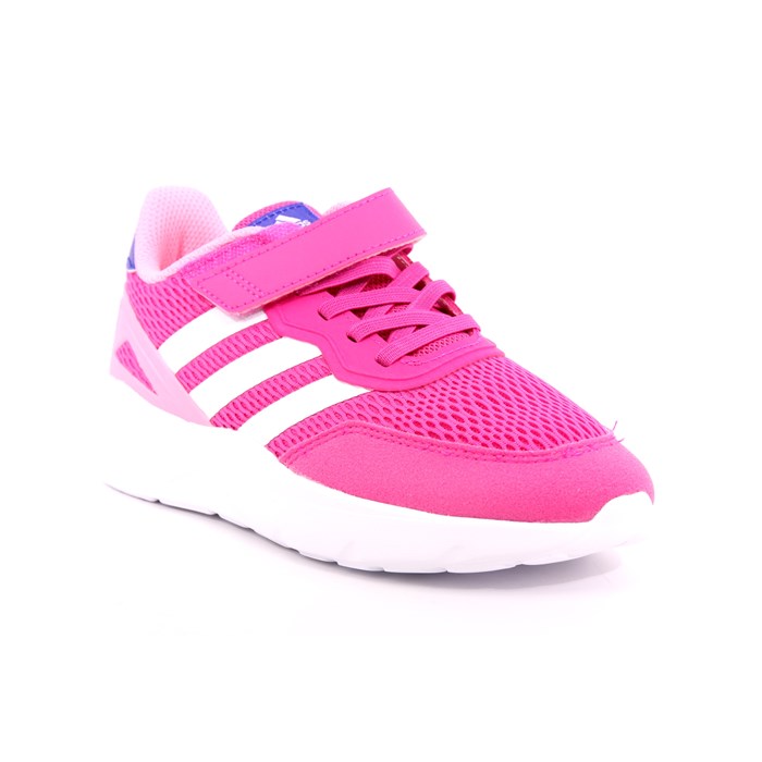 Scarpa Allacciata Adidas Bambina Fuxia  Scarpe 1137 - HQ6148