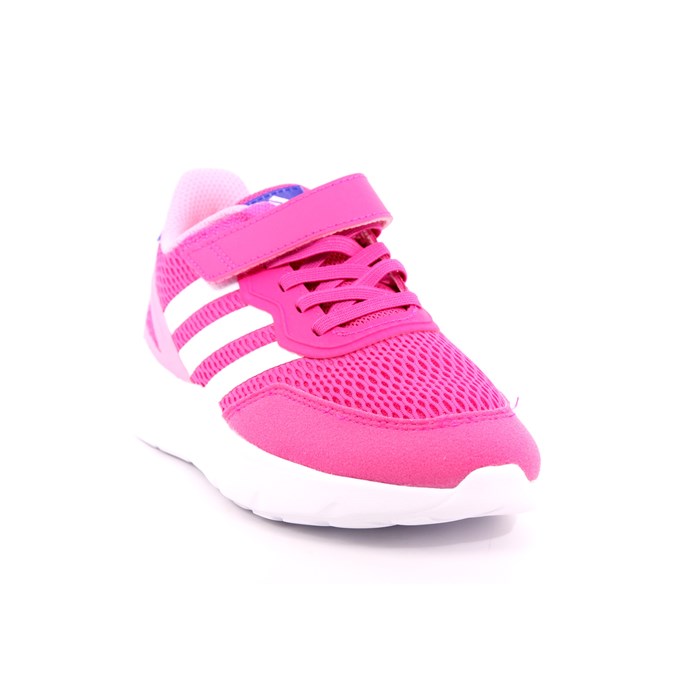 Scarpa Allacciata Adidas Bambina Fuxia  Scarpe 1137 - HQ6148