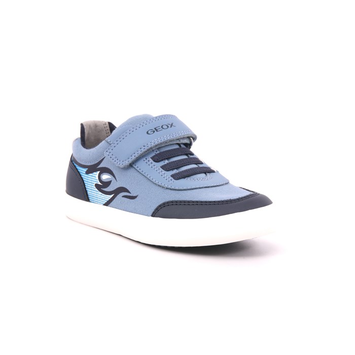 Scarpa Strappi Geox Bambino Blu  Scarpe 475 - B021NA