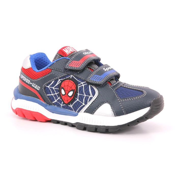 Scarpa Strappi Geox Bambino Blu  Scarpe 491 - J35AXB