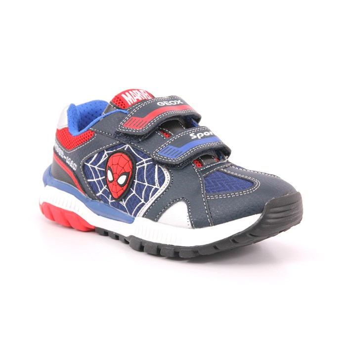 Scarpa Strappi Geox Bambino Blu  Scarpe 491 - J35AXB