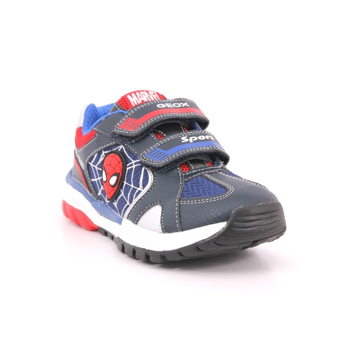 Scarpa Strappi Geox Bambino Blu  Scarpe 491 - J35AXB