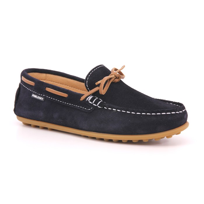 Mocassino Pablosky Bambino Blu  Scarpe 373 - 128026