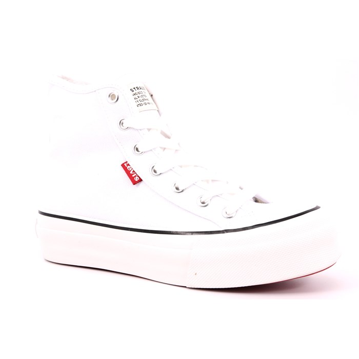 Scarpa Allacciata Levi's Bambina Bianco  Scarpe 238 - VBAL