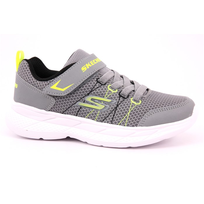 Scarpa Strappi + Elastico Skechers Bambino Giallo  Scarpe 249 - 403796L