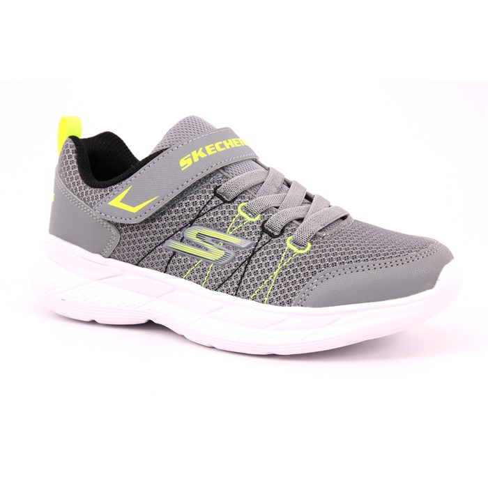 Scarpa Strappi + Elastico Skechers Bambino Giallo  Scarpe 249 - 403796L