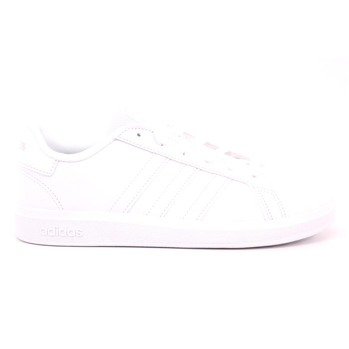 Scarpa Allacciata Adidas Bambino Bianco  Scarpe 1155 - FZ6158