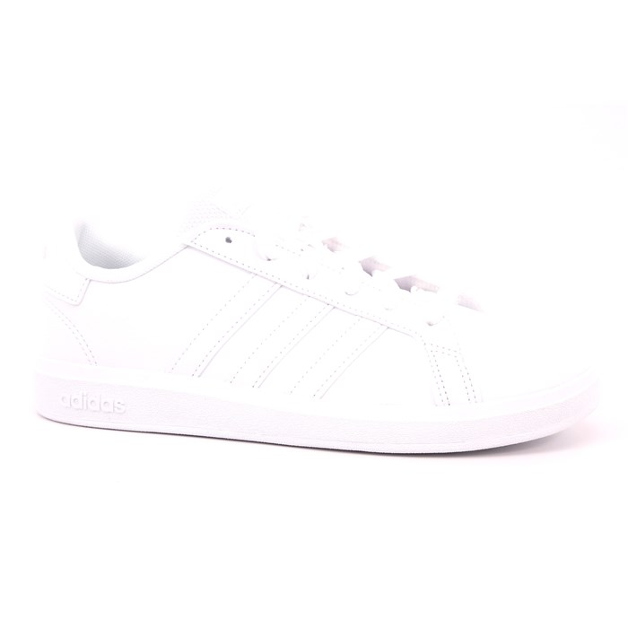 Scarpa Allacciata Adidas Bambino Bianco  Scarpe 1155 - FZ6158