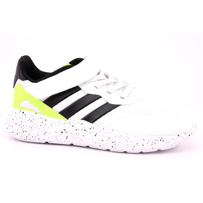 Scarpa Allacciata Adidas Bambino Bianco  Scarpe 1175 - IG0630