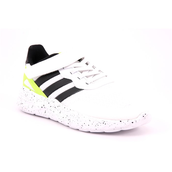 Scarpa Allacciata Adidas Bambino Bianco  Scarpe 1175 - IG0630