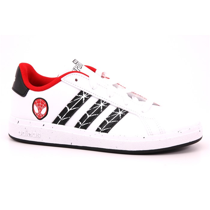 Scarpa Allacciata Adidas Bambino Bianco  Scarpe 1183 - IG7169