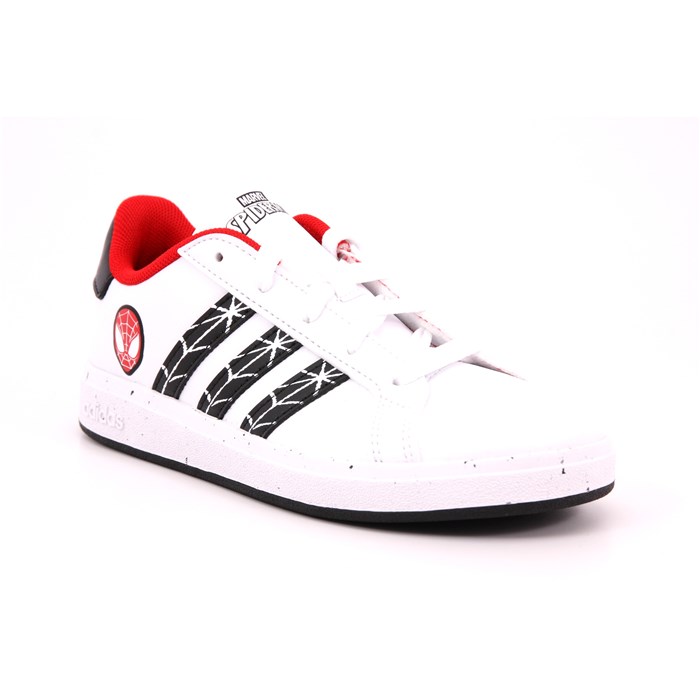 Scarpa Allacciata Adidas Bambino Bianco  Scarpe 1183 - IG7169