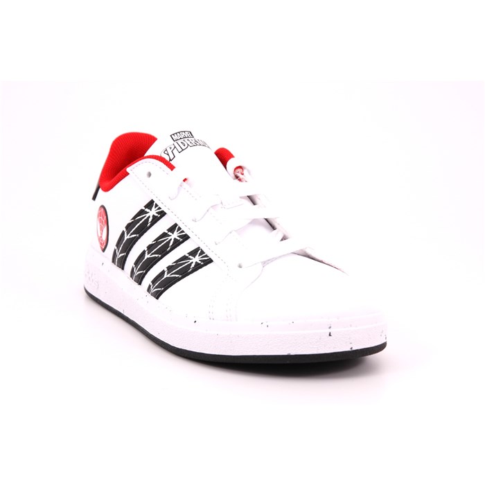 Scarpa Allacciata Adidas Bambino Bianco  Scarpe 1183 - IG7169