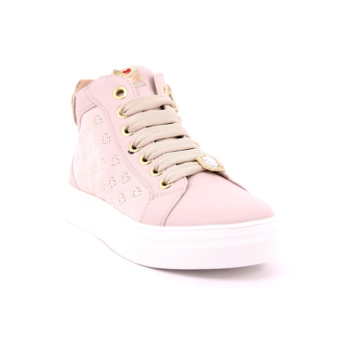 Scarpa Allacciata Asso Bambina Rosa  Scarpe 566 - AG15501B