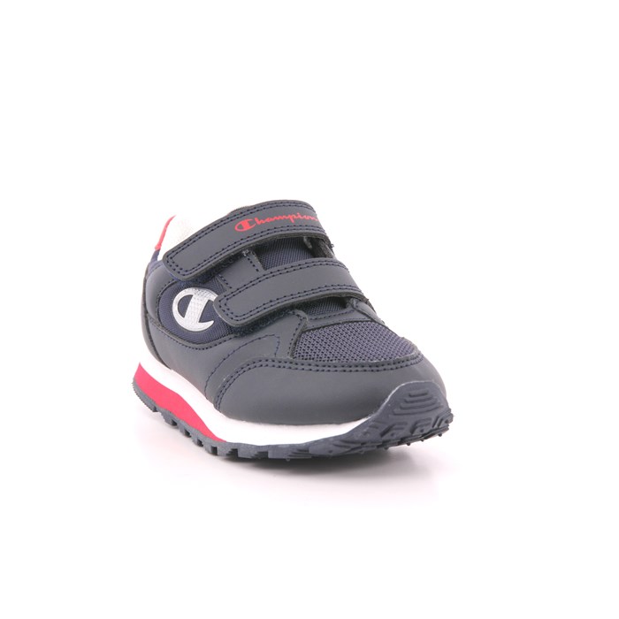 Scarpa Strappi + Elastico Champion Bambino Blu  Scarpe 1036 - S32733