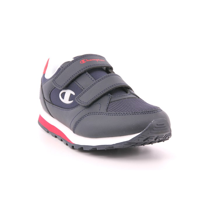 Scarpa Strappi + Elastico Champion Bambino Blu  Scarpe 1037 - S32734