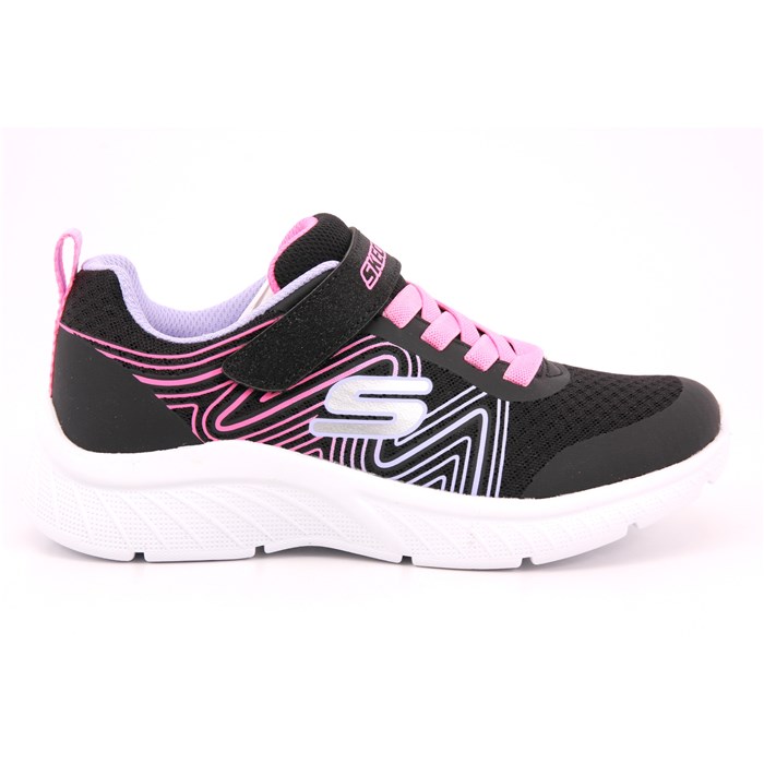 Scarpa Strappi + Elastico Skechers Bambina Nero  Scarpe 261 - 303535L