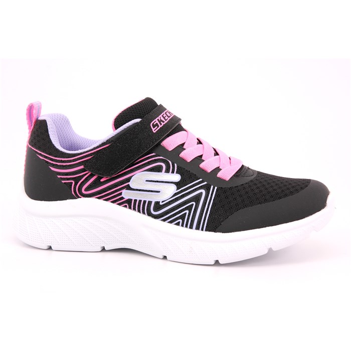 Scarpa Strappi + Elastico Skechers Bambina Nero  Scarpe 261 - 303535L