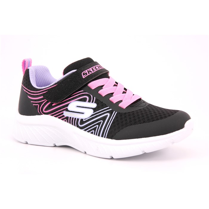 Scarpa Strappi + Elastico Skechers Bambina Nero  Scarpe 261 - 303535L