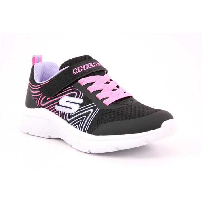 Scarpa Strappi + Elastico Skechers Bambina Nero  Scarpe 261 - 303535L