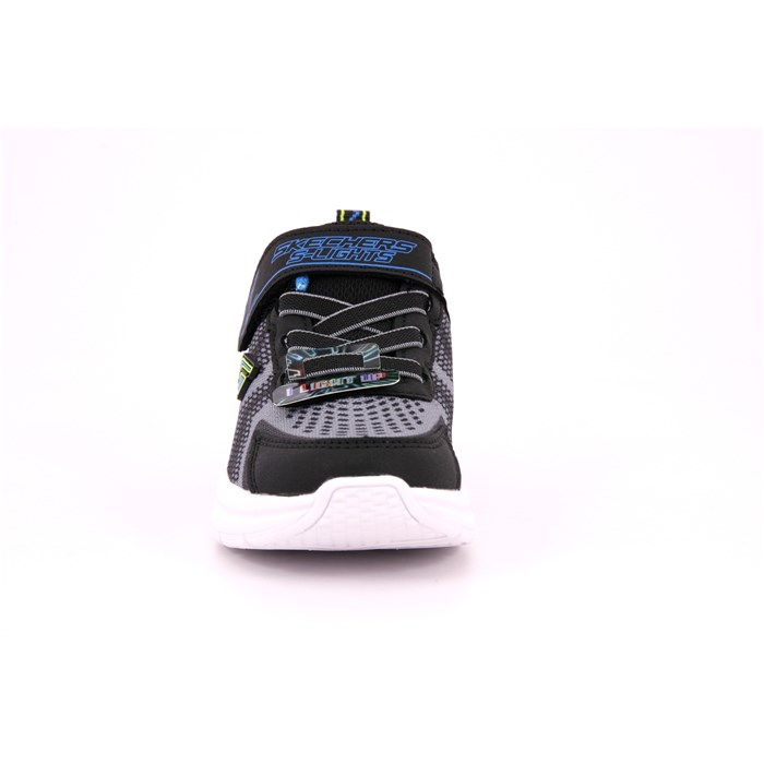 Scarpa Strappi + Elastico Skechers Bambino Nero  Scarpe 262 - 401660N