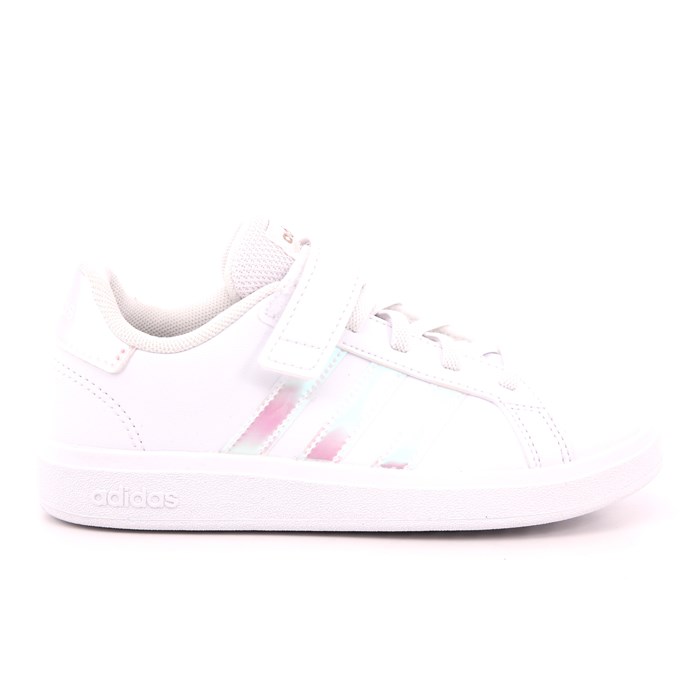 Scarpa Strappi + Elastico Adidas Bambina Bianco  Scarpe 1201 - GY2327